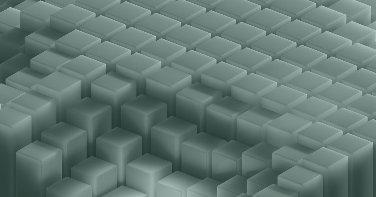 3d rendering of cubes