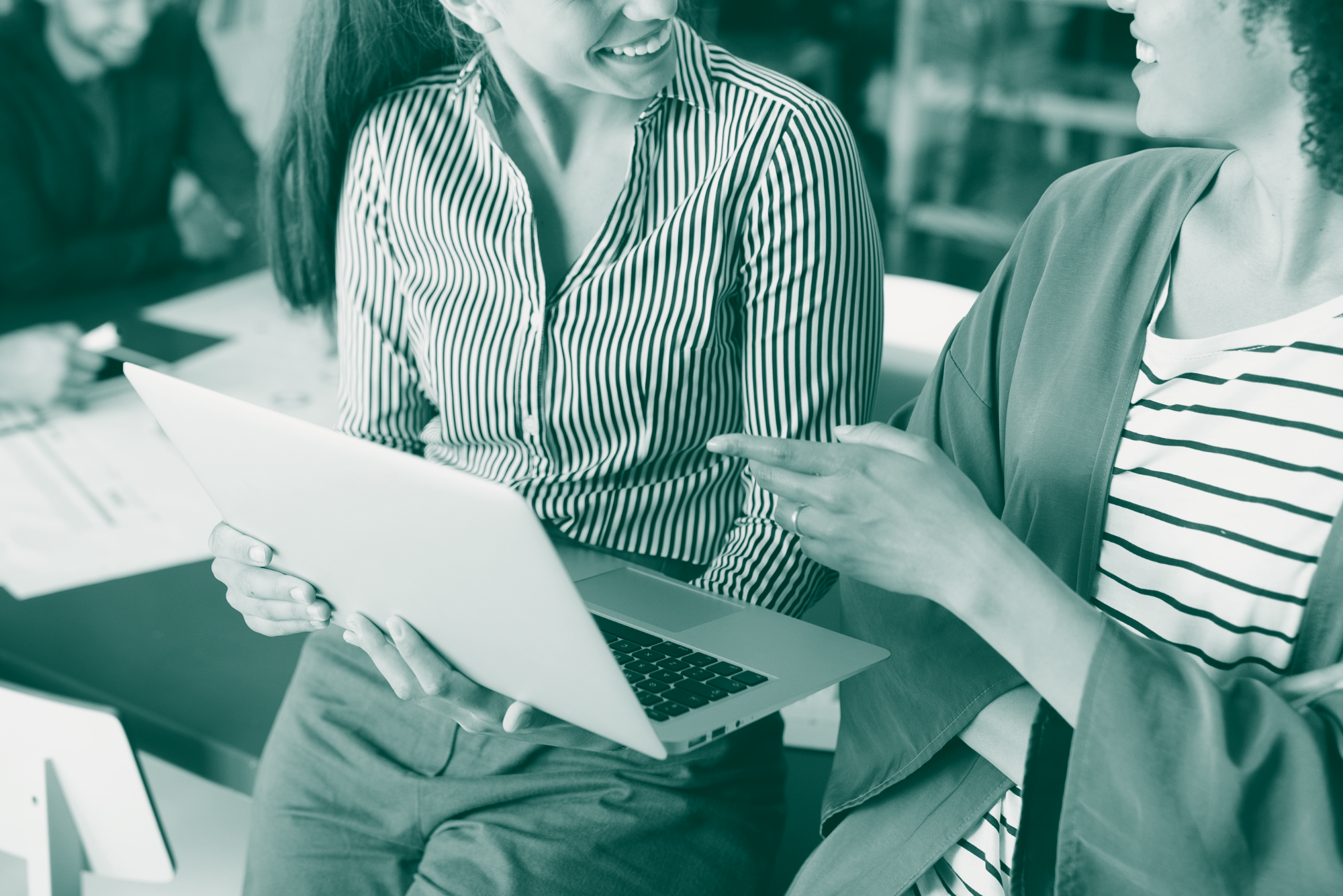 people working together